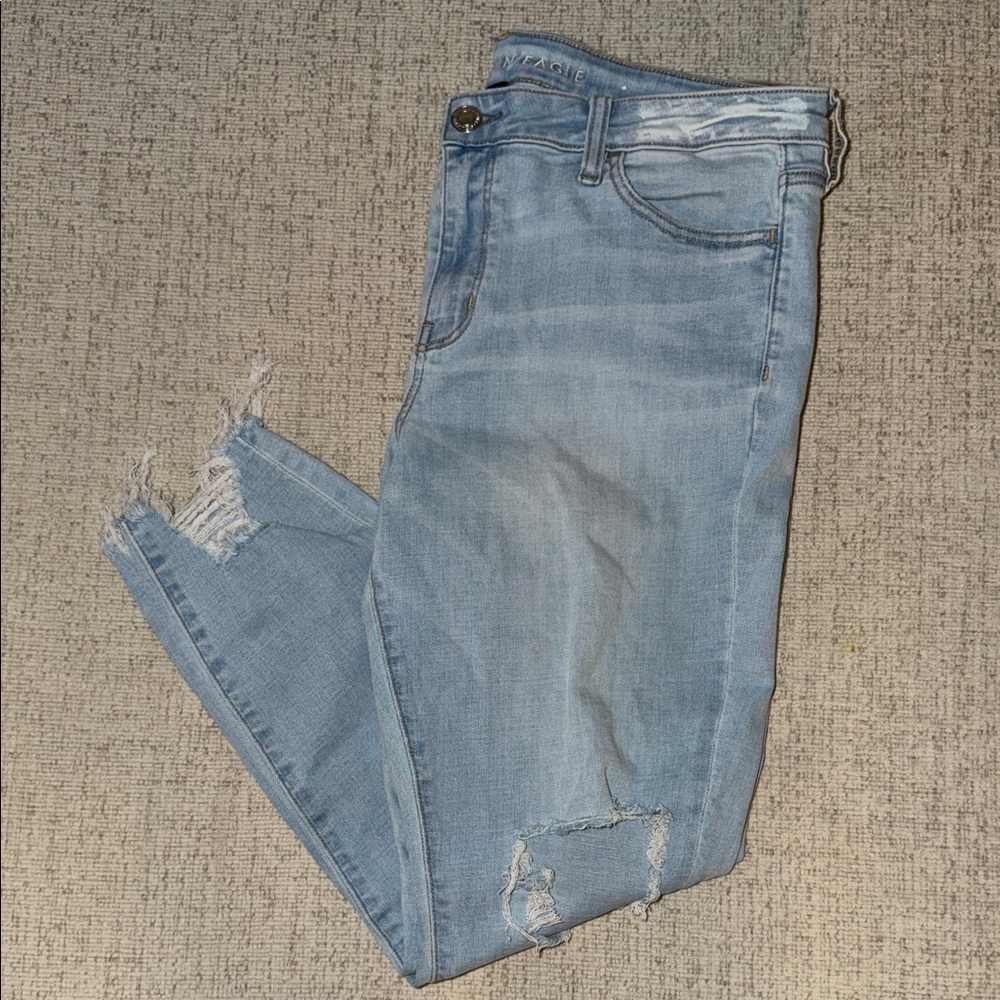 American Eagle Outfitters Light Blue Skinny Jeans
